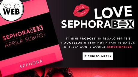 [CS] Sephora - beauty box con 11 prodotti e 1 accessorio hot!