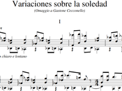 “Variaciones sobre soledad” chitarra