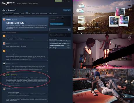 Il secondo episodio di Life is Strange è già finito sui circuiti illegali - Notizia - PC