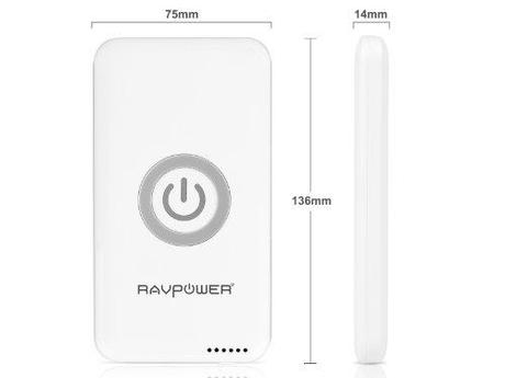 Con RavPower RP-WCN11 ricarichi i dispositivi poggiandoli semplicemente sopra la batteria