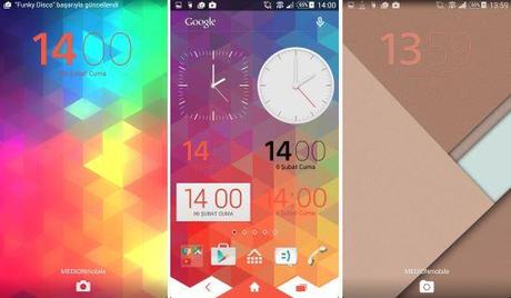 Widget modificati Sony Xperia Z3