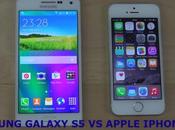 Samsung Galaxy iPhone video confronto
