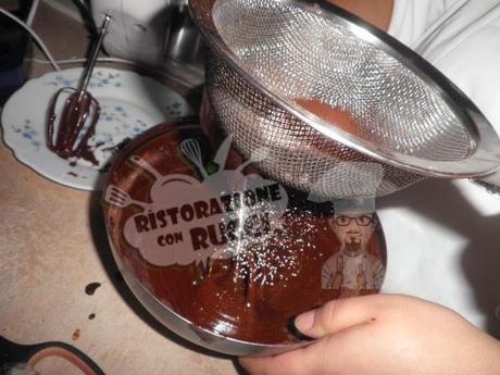 Tortino al cioccolato dal cuore BIANCO morbido