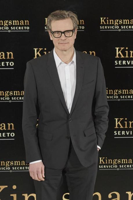 Colin Firth Dolce Gabbana 001 Colin Firth mantiene Classic in Dolce & Gabbana per Kingsman: The Secret Service Madrid Photocall