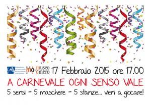 A Carnevale, ogni senso vale! Martedì grasso al Museo Omero