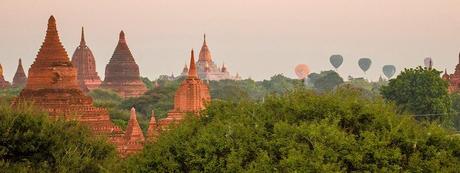 Albe e tramonti a Bagan