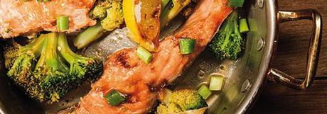 Salmone con broccoli: gusto intenso