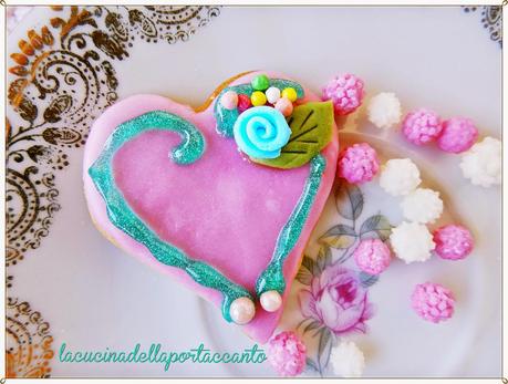 Cuori di biscotto per San Valentino / Hearts of biscuit for Valentine