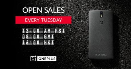 OnePlus One e la vendita libera per un giorno alla settimana