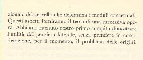 pagine da Il pensiero laterale, di Edward De Bono, Rizzoli, 1969 (prima edizione: 1967)