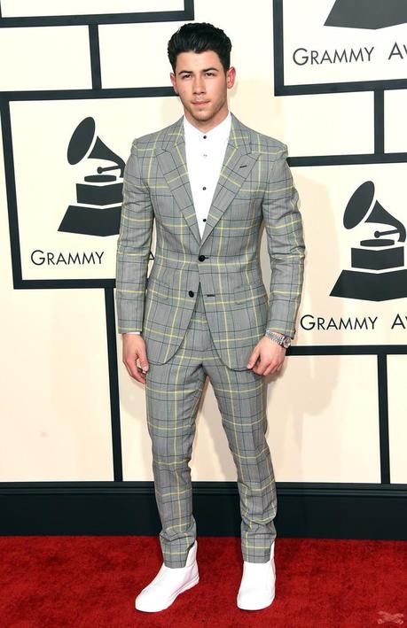 Nick Jonas2 Grammy Awards 2015 Mens Stile: Sam Smith, Beck, John Mayer + More