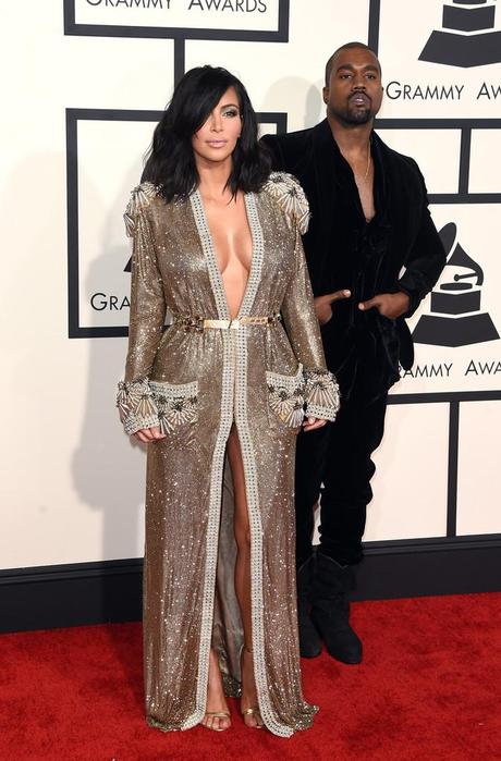 Kim Kardashian Kanye West Grammy Awards 2015 Mens Stile: Sam Smith, Beck, John Mayer + More