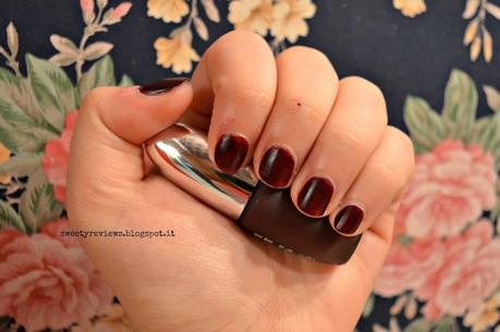 Smalto Velvet Matt Pupa 002 Rouge Noir | swatch & review