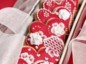 Biscotti Valentino, golosi biscottini frolla decorati pasta zucchero.