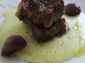 Capocollo, cipolline crema patate