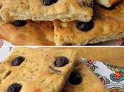 Focaccia alle Olive Rosmarino