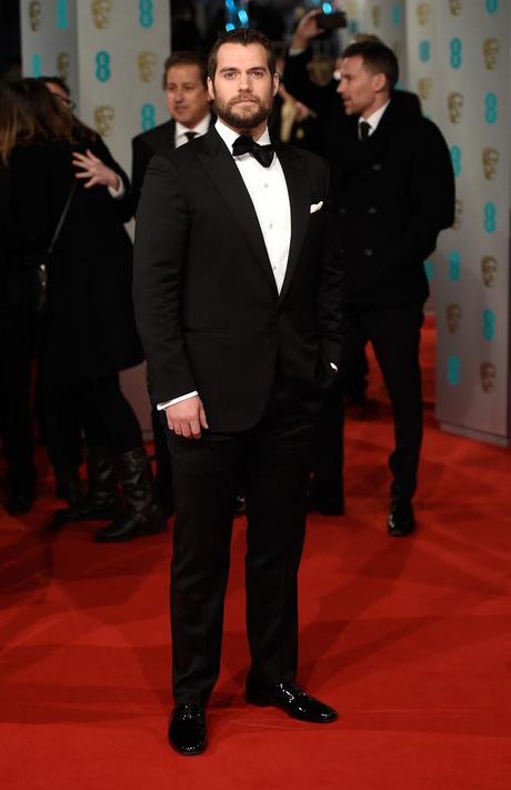 Henry Cavill Henry Cavill e Luke Evans Wear Ermenegildo Zegna al 2015 BAFTA Awards