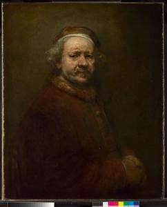 Self  portrait at the age od 63, Rembrandt 1669. ∏ The National Gallery London