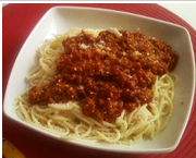 pasta pomodoro e petto di pollo