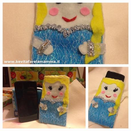 Cover per il cellulare fai da te: Frozen e principesse Disney