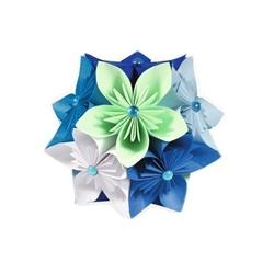 Palla origami fiori facili