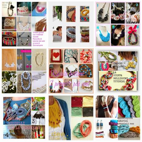 Gioielli fai da te con materiali riciclati  + di 50 tutorial semplici e veloci