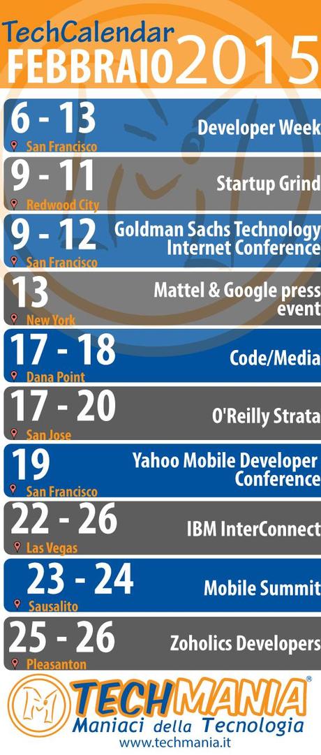 calendario eventi tecnologia