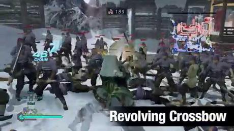 Dynasty Warriors 8: Empires - Gameplay con la Revolving Crossbow