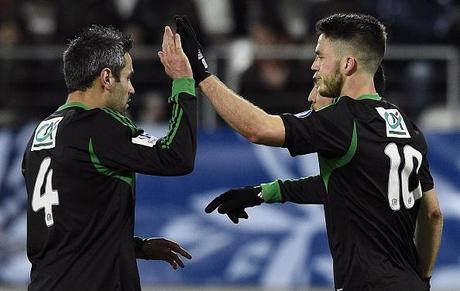 Coppa di Francia: Saint-Etienne avanti a fatica