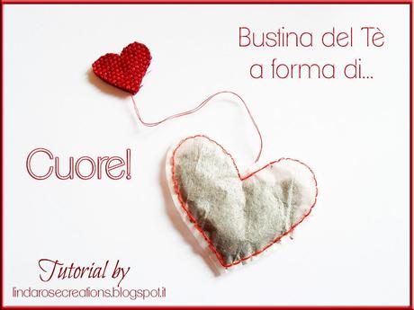 Bustina del Tè a Forma di Cuore