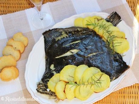 Rombo al forno con patate