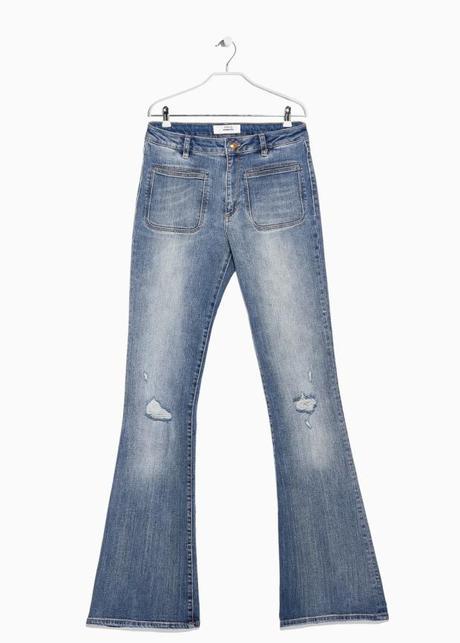 Cose che abbiamo in armadio e possiamo riutilizzare questa primavera estate Mango, pe15, pantaloni a zampa New Flare