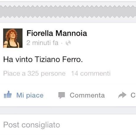 Fiorella Mannoia su Tiziano Ferro