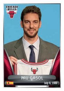 Pau Gasol, Chicago Bulls - Immagini fornite da Panini SPA