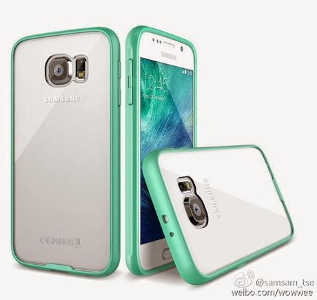 Samsung Galaxy S6 si mostra con un case trasparente