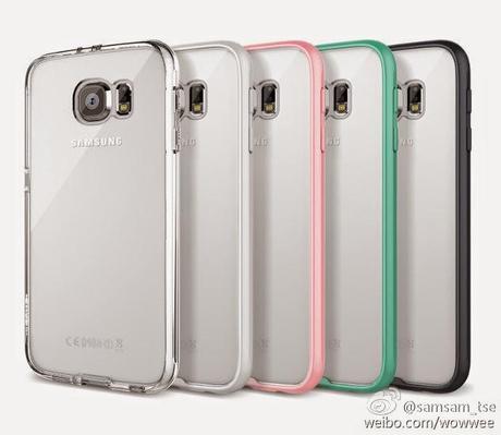 Samsung Galaxy S6 si mostra con un case trasparente