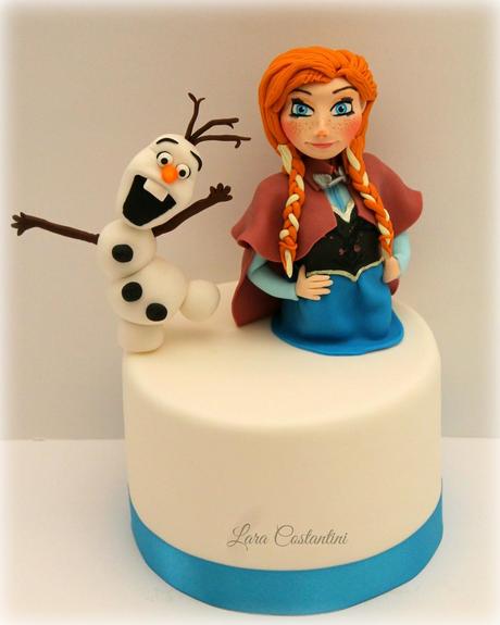 ANNA AND OLAF - FROZEN!!! FROZEN CAKE!!!
