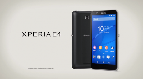 Arriva il Sony Xperia E4: smartphone “simpatico” per uso comune