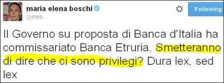 Commissariata la Banca Popolare dell'Etruria, al cui vertice siede il papà di Madonna Boschi - La Consob indaga...