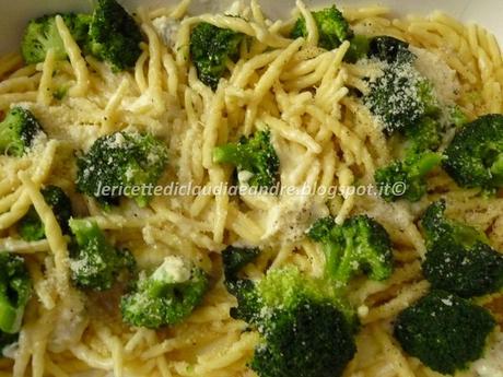 Trofie fresche con broccoli, gorgonzola e mascarpone