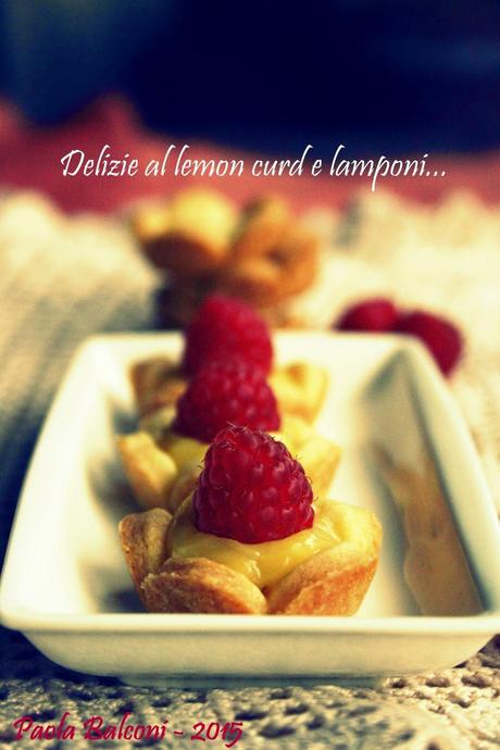 Delizie al lemon curd e lamponi