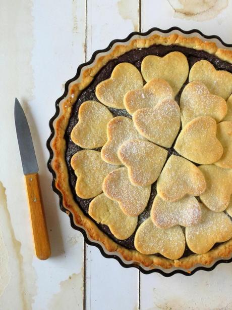 Heart Pie alla crema di nocciole