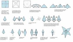 Fiore origami Istruzioni per piegare il fiore