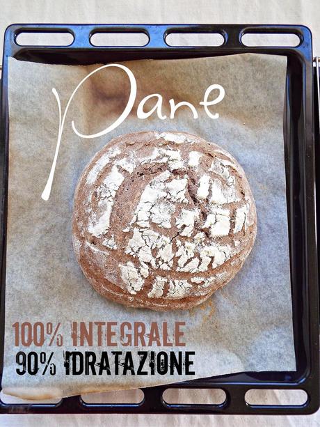 Pane integrale al 90% idratazione