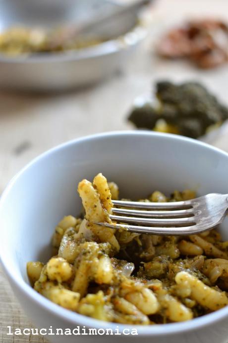 cavatelli con broccoli e 'nduja