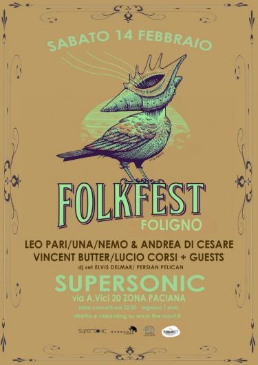 Folk Fest on Tour, sabato tappa in Umbria. Giovani talenti indie-folk al Supersonic