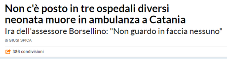 Non c'erano posti - la sanità al sud