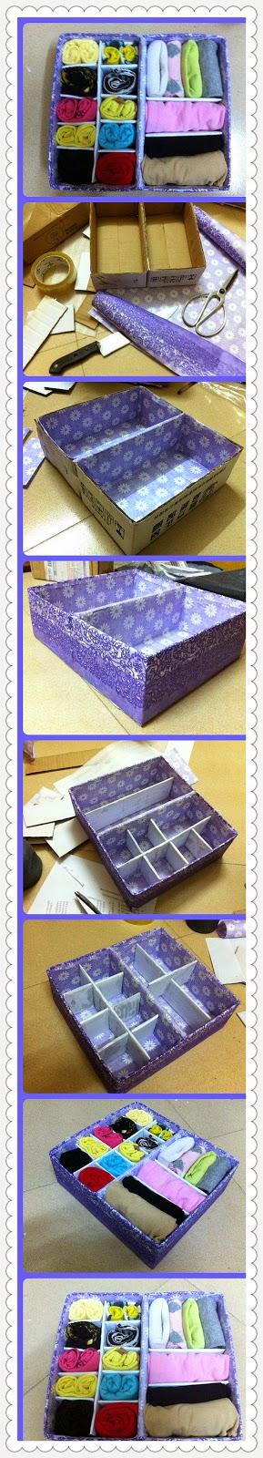 Riciclare le scatole delle scarpe - Riciclo scatole - 14 tutorial dal web