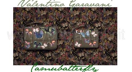 Valentino Camubatterfly scarpe e borse