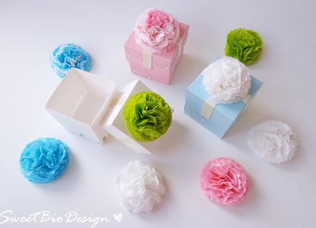 Tutorial: Scatoline Battesimo Bimbo/Bimba - Baptism favor boxes boy/girl